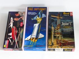 REVELL ATLANTIS MONOGRAM SPACE MODEL KIT REISSUE LOT ROCKET SPACESHIP SCIENCE FICTION TOY UNUSED