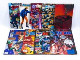 DC DETECTIVE COMICS LOT COMIC BOOKS GRAPHIC NOVEL SUPERMAN BATMAN ANIMAL MAN 1990'S VINTAGE RETRO