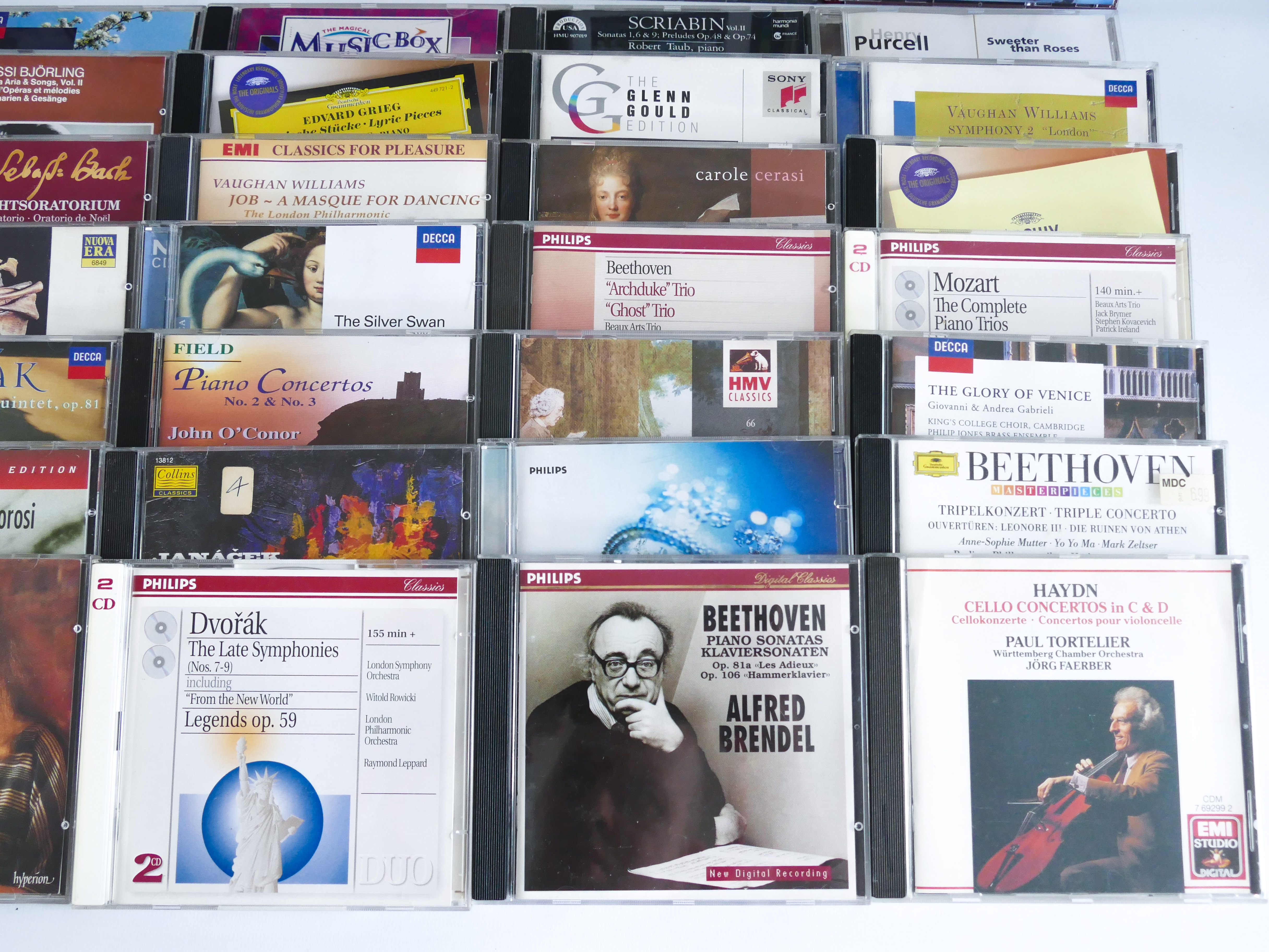 EMI PHILIPS DECCA RCA NAXOS CLASSICAL MUSIC AUDIO CD LOT C BACH BEETHOVEN MOZART PIANO ORCHESTRA - Image 5 of 5