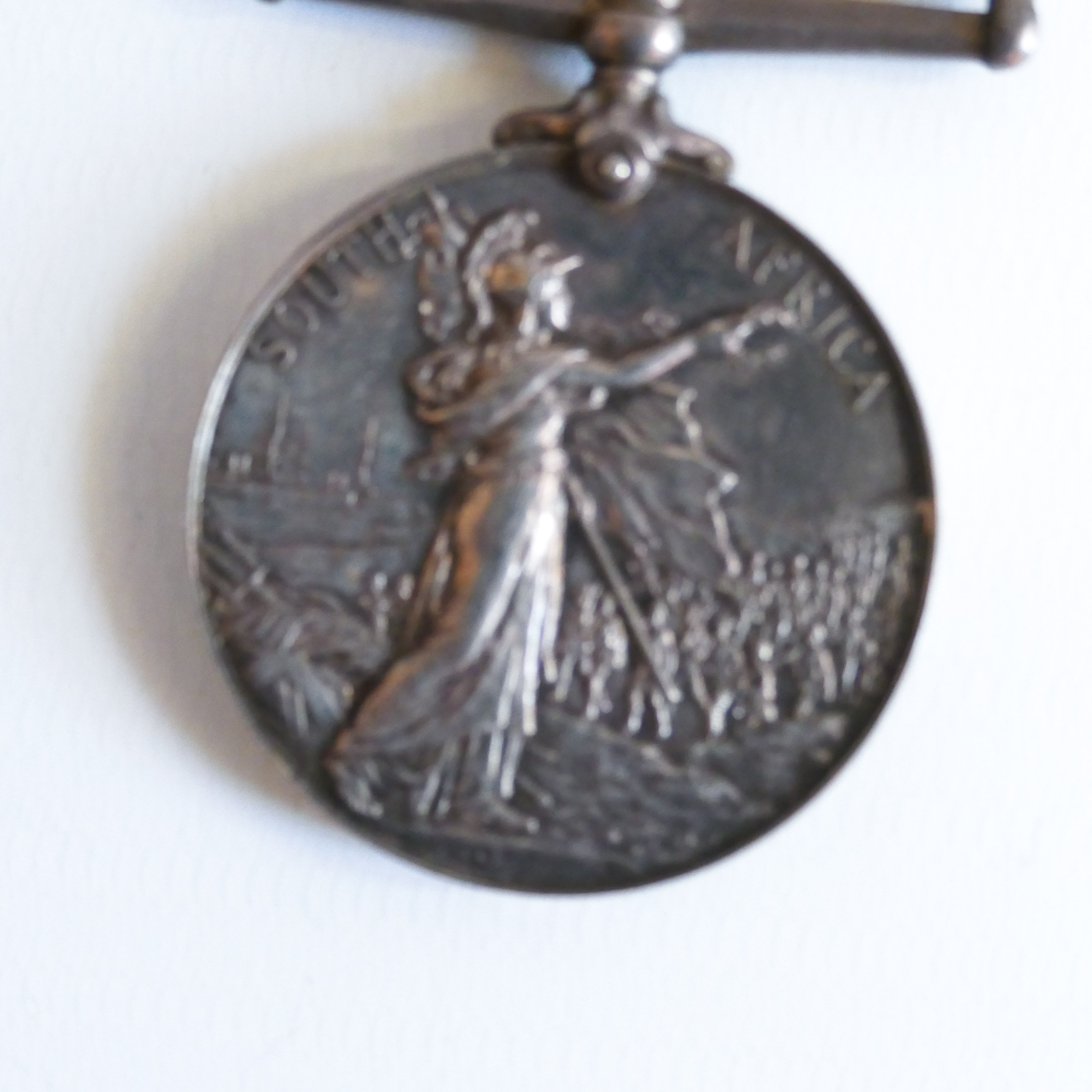 BRITISH EMPIRE BOER WAR MEDAL FIVE CLASPS SOUTH AFRICA QUEEN VICTORIA HISTORICAL MILITARY - Image 4 of 5