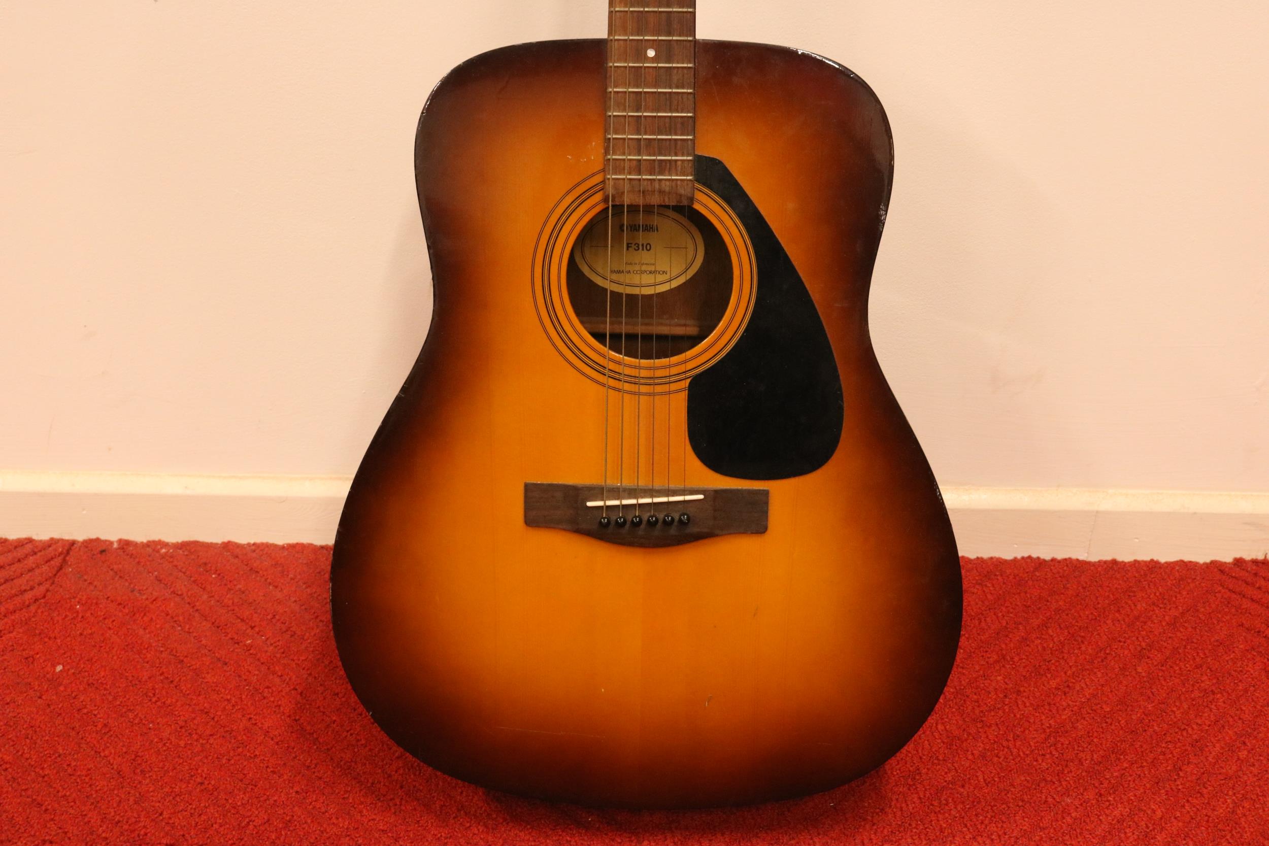 Yamaha F310 Acoustic Guitar Tobacco Brown Sunburst - Image 2 of 9