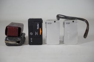 3 Small Spy Cameras Minolta 16 x2 and Rollei A110