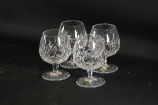 Lismore Brandy Balloon Glasses by Waterford Crystal