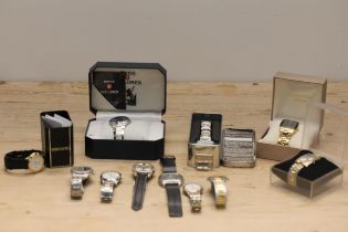 Mixed Collection Of Vintage And Modern Gents Watches