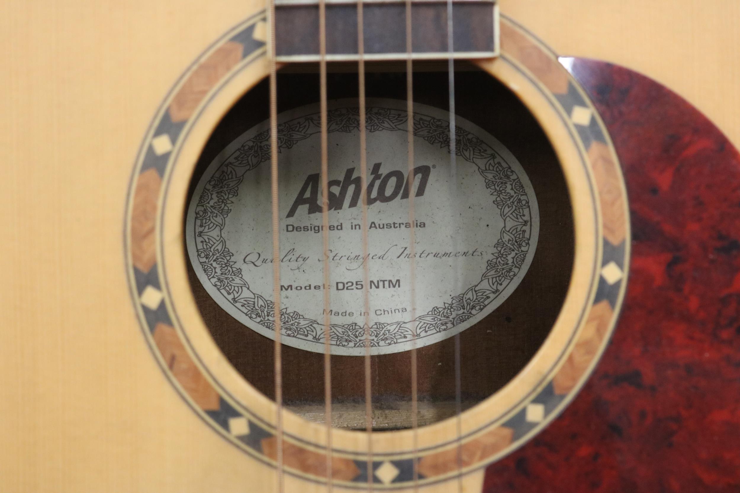 Ashton Model D25 Ntm 6 String Electro Acoustic Guitar - Image 4 of 9