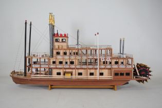 1 80 Scale Occre Spirit Mississippi Model Steamer 66cm Length