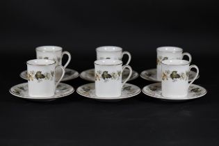 Royal Doulton Larchmont China Set 6 Cups Saucers Includes Six