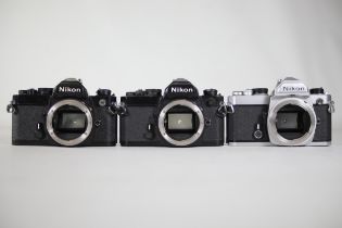 Nikon Fm 35mm Film Camera Bodies X3
