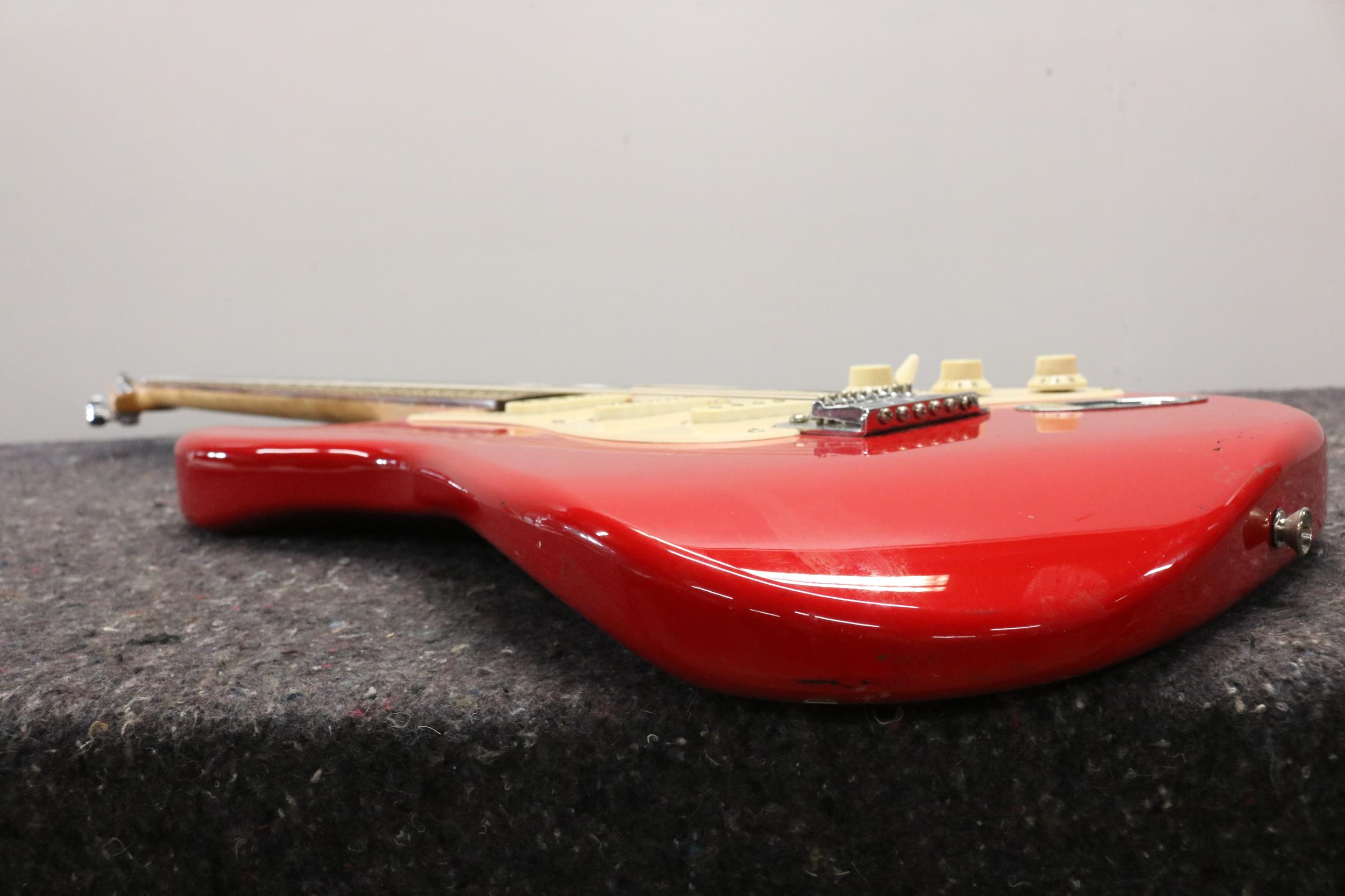 Squire Strat by Fender Red Electric Guitar - Untested. - Image 10 of 10