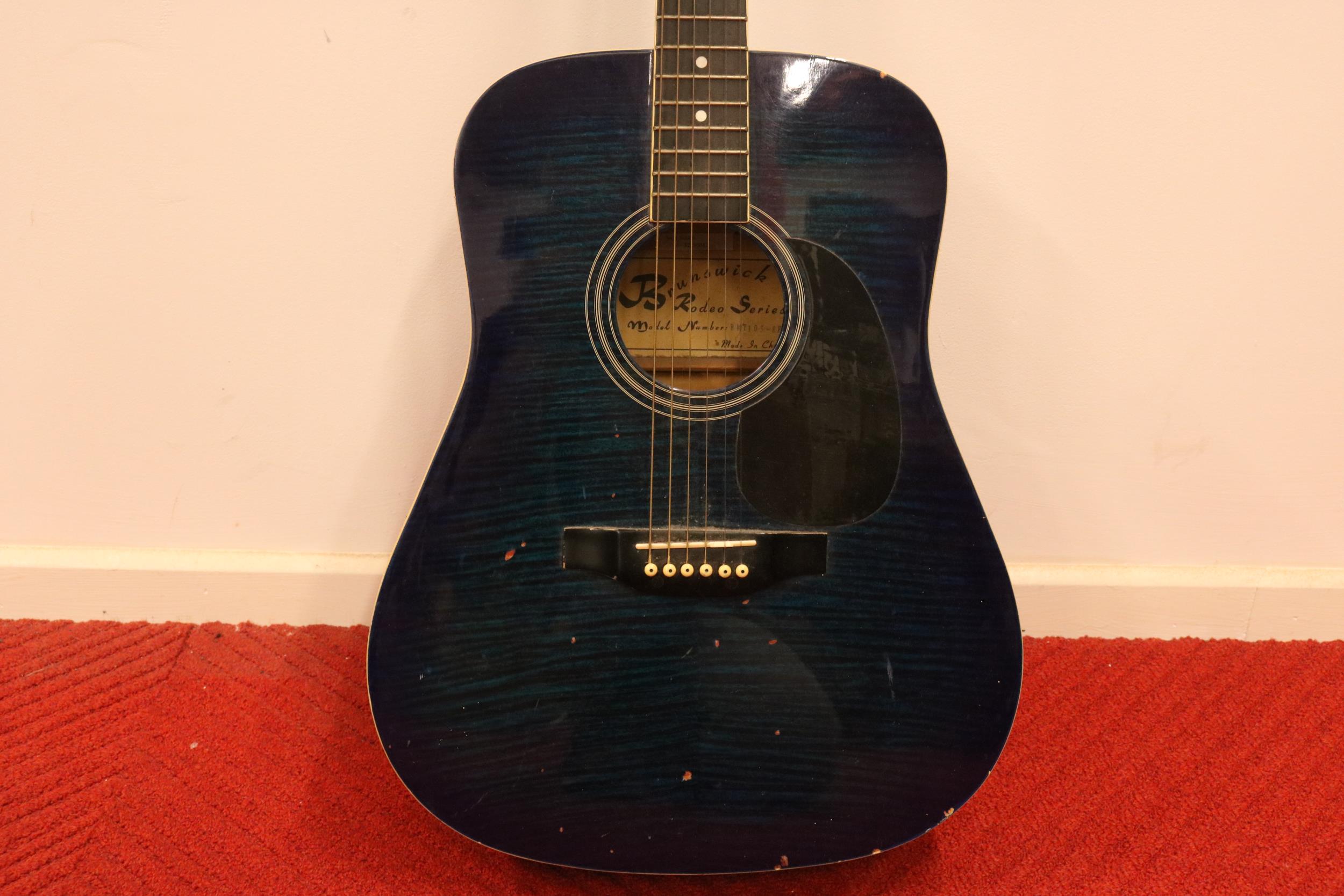 Brunswick Rodeo Acoustic Guitar Model BMT 105-8F - Image 2 of 11