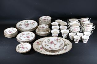 Large Collection Of Wedgwood Swallow, Cups, Plates, Soup Cups, Serving Plate Etc.
