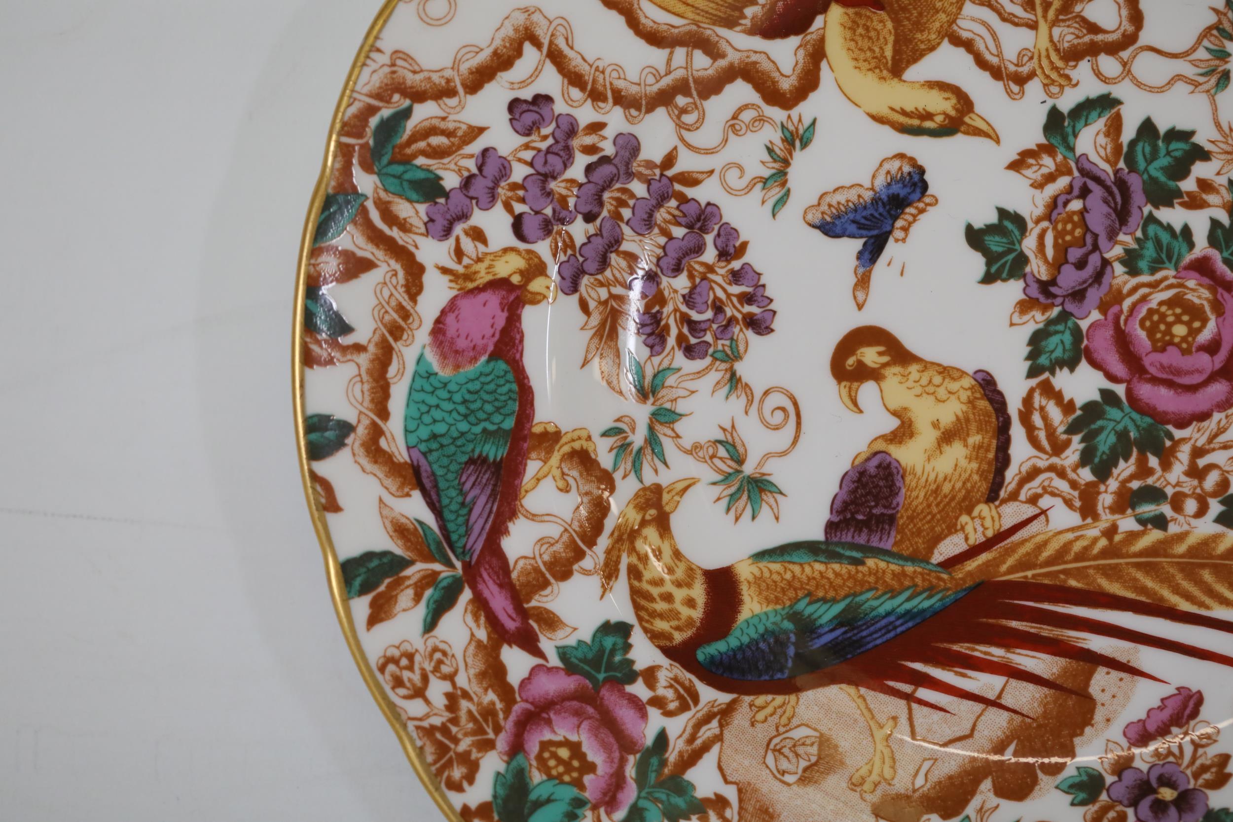 Grand Plat Ovale Royal Crown Derby 'Olde Avesbury' - Porcelaine Bone China - Occasion Bon état