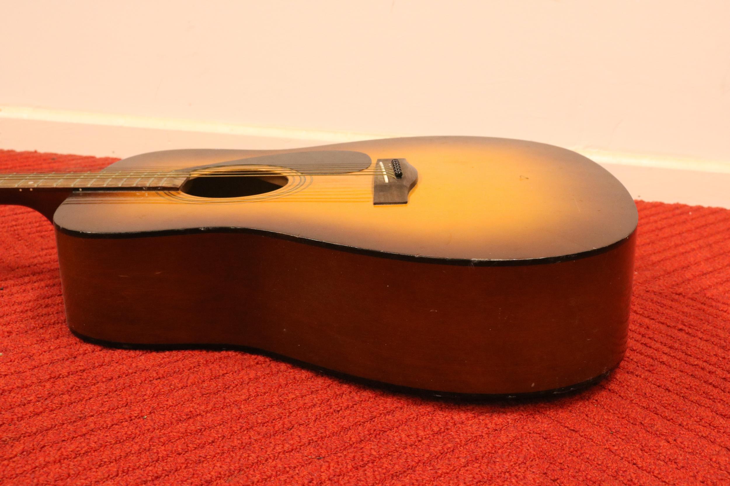 Yamaha F310 Acoustic Guitar Tobacco Brown Sunburst - Image 8 of 9