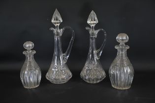 Collection Of 4 Decanters