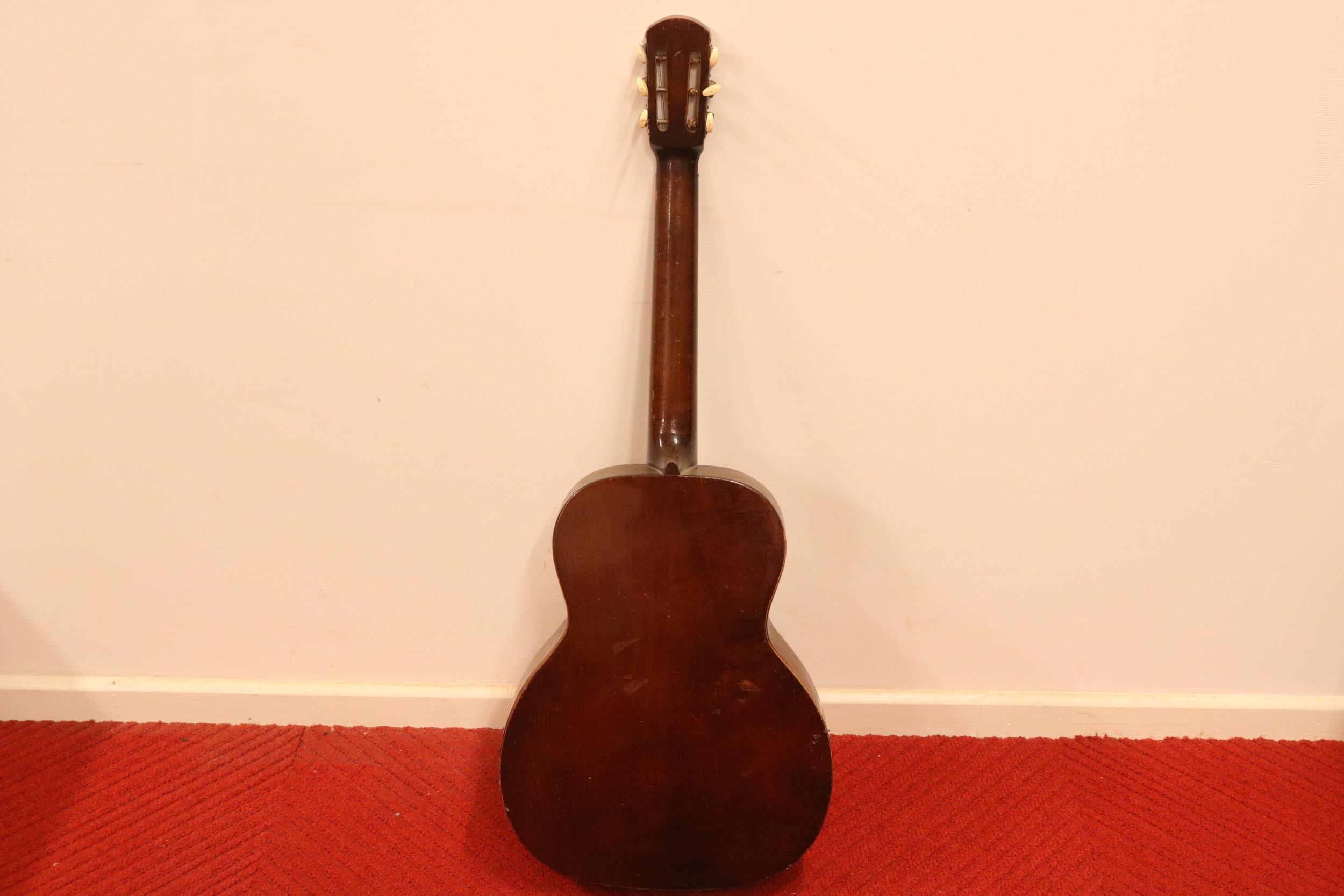 Melodija Menges Vintage Parlour Acoustic Guitar - Image 5 of 8