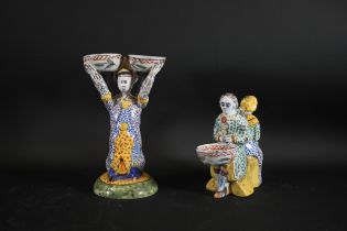 Quimper Faience Salt Cellars