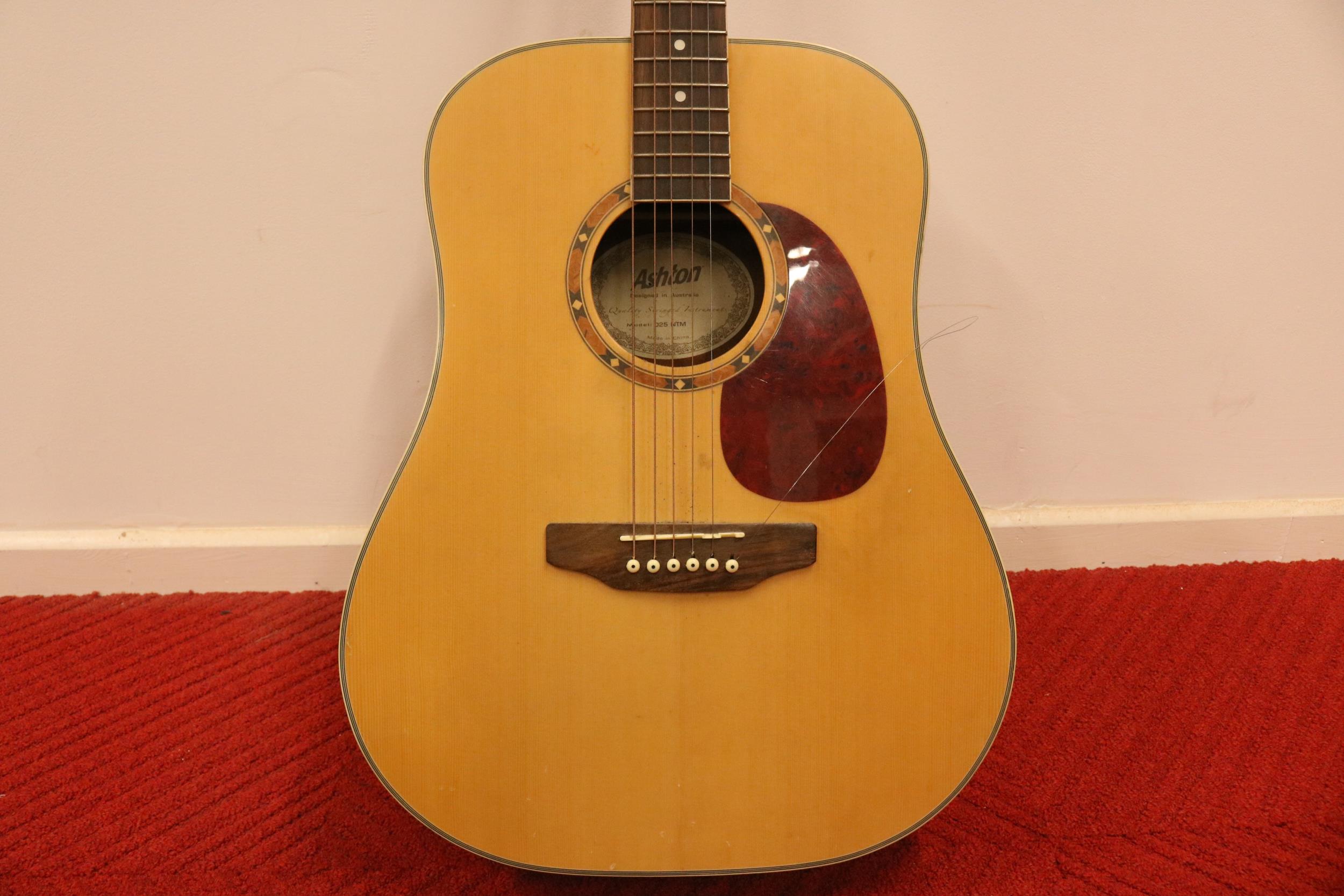 Ashton Model D25 Ntm 6 String Electro Acoustic Guitar - Image 5 of 9