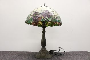 Tiffany style table lamp, standing at 24" tall.