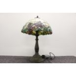 Tiffany style table lamp, standing at 24" tall.