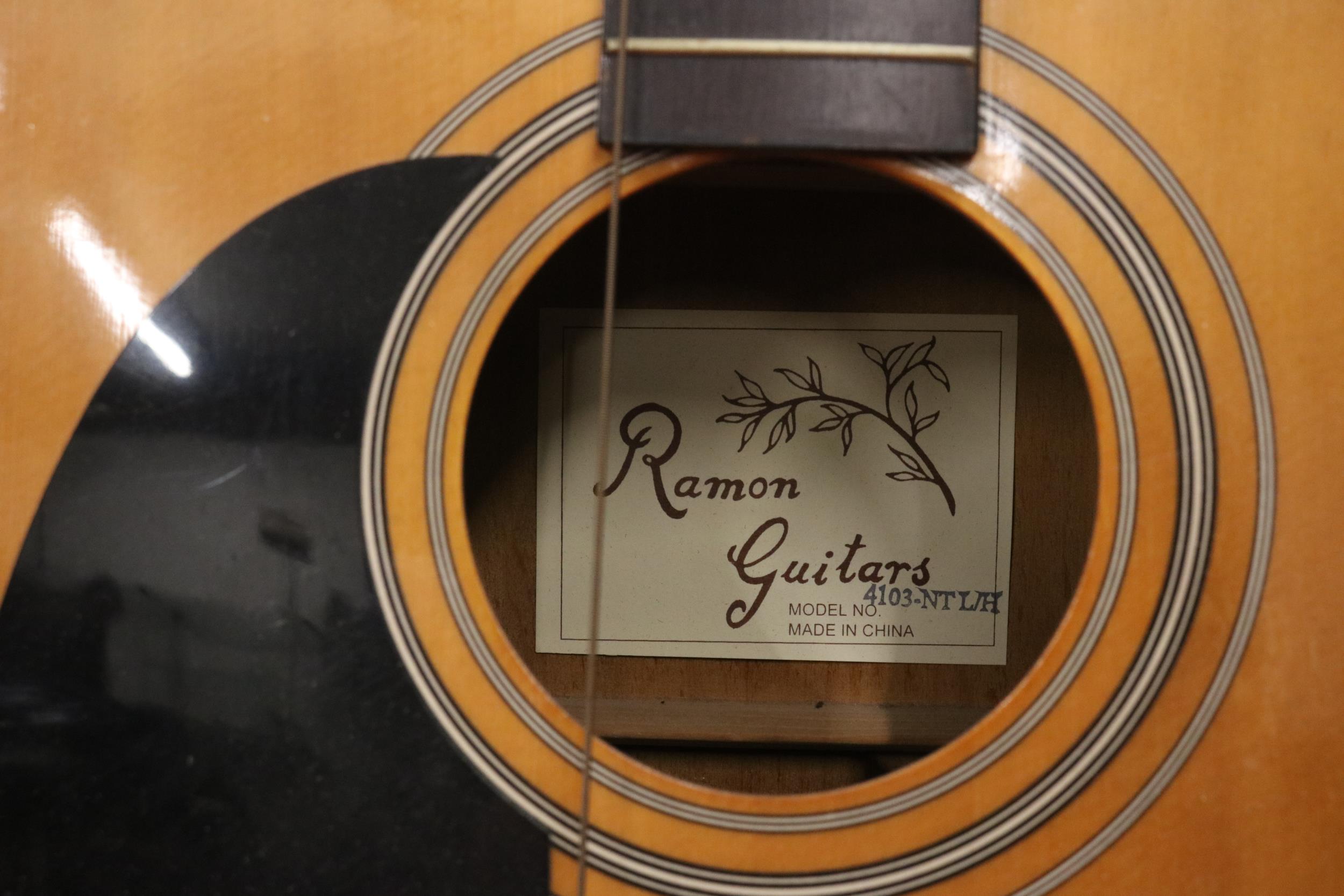 Ramon acoustic Guitar Model Number 4103 - Image 4 of 9