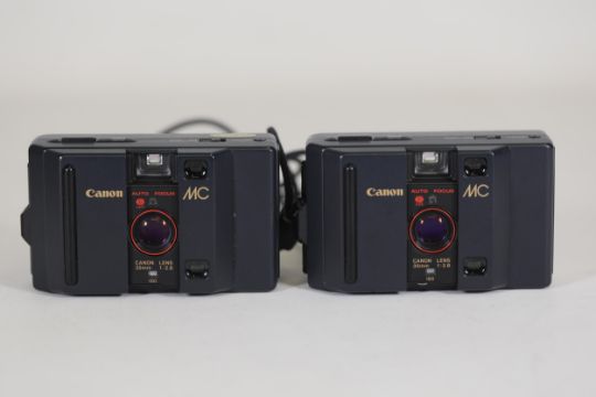 Canon Mc Auto Focus 35mm Compact Cameras X2 Untested - Image 1 of 11