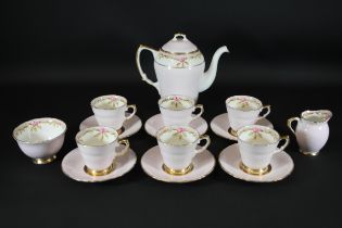 Delphine China Coffee Service 15 Pieces Est 1870 England Set Made Consisting Pot Lid Shows