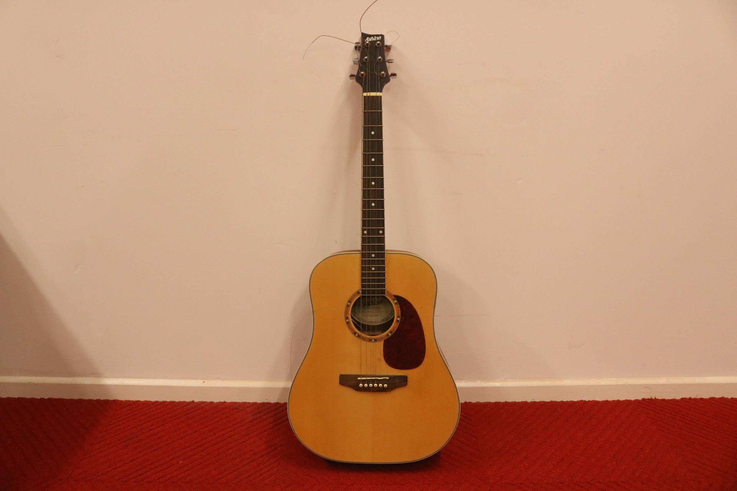 Ashton Model D25 Ntm 6 String Electro Acoustic Guitar