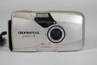 Olympus Mju2 35 Mm Compact Camera Parts Untested