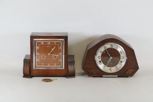 German Mantle Clock P13cm Stamp 1930s Perivale Bentima Art Deco Featuring A