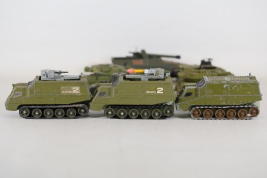 Assortment Eight Miniature Military Vehicles Dinky Toys Crescent Toy Co Collection Features A - Image 5 of 22