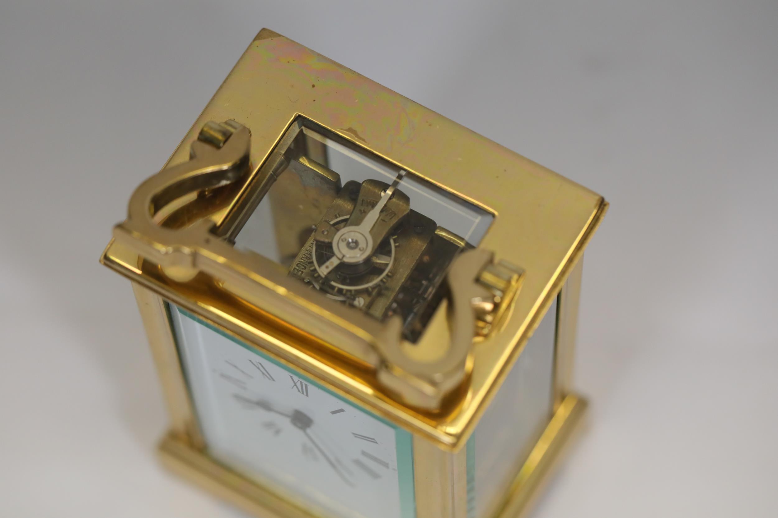 French Brass Carriage Clock - Image 10 of 11