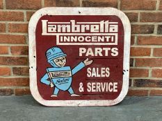 Lambretta Parts, Sales and Service Wooden Made Sign