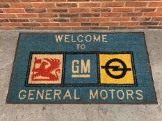 Welcome to General Motors Floor Mat