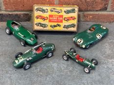 Five Merit Model Racing Cars