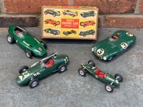 Five Merit Model Racing Cars