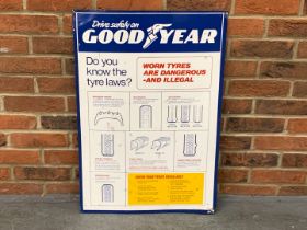 Goodyear Tyre Laws Aluminium Sign