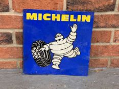 Tin Small Michelin Waving Man Sign