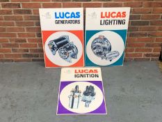 Lucas Generators, Lighting and Ignition Signs on Board
