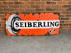 Seiberling Tyres Enamel Sign