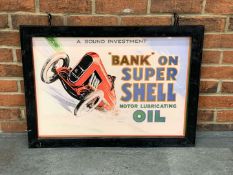 Bank on Super Shell Made Hanging Sign