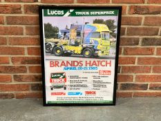 &nbsp;(1985) Truck GP Race Poster