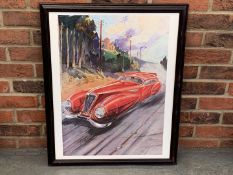 Framed Delahaye Print