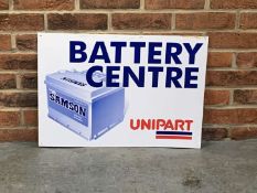 Unipart Battery Centre Tin Sign