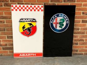 Abarth and Alfa Romeo Signs (2)