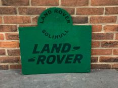 Land Rover Solihull Metal made Sign
