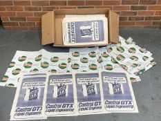 Box of New Old Stock Castrol Seat Covers and Floor Mats
