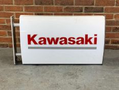 Kawasaki Motorbike Dealership Sign