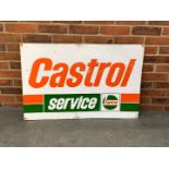 Castrol Service Aluminium Sign