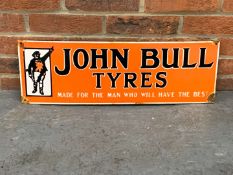 John Bull Tyre's Enamel Sign