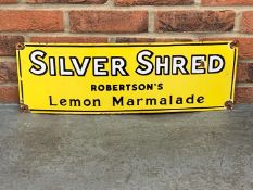 Silver Shred Robertson's Lemon Marmalade Enamel Sign